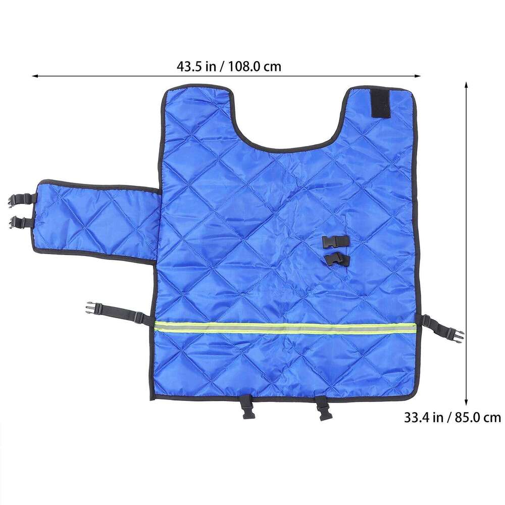 Warm Fleece Blanket Jacket for Ranch Animals Winter warm Clothing Calf Vest Goat Coat Cow baby Thickened Soft Fluffy Bedspread XJ260127