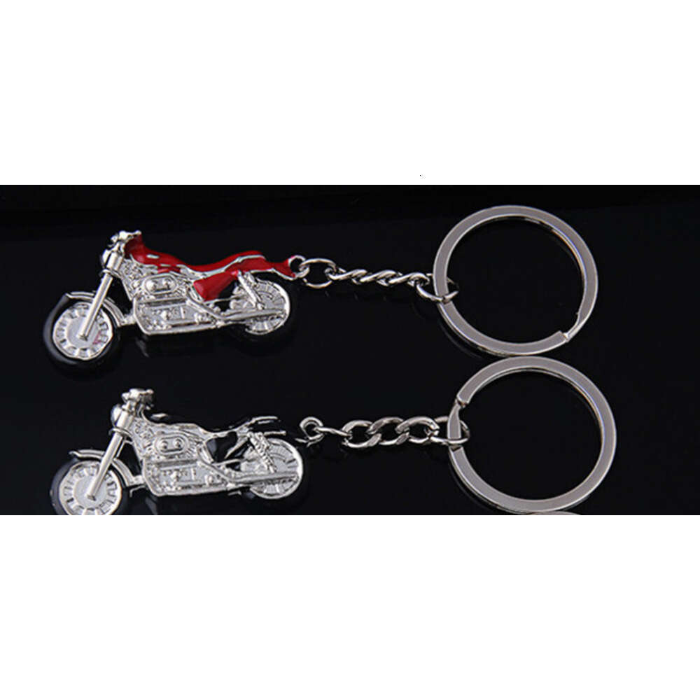 Metal Personality Simulation Model Key Ring Oil Drip Harley Motorcycle Craft Keychain S260126 5c8
