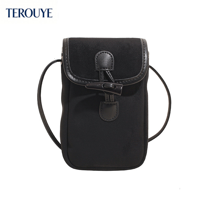 TEROUYE Fashionable and minimalist shoulder bag autumn and winter new style Chinese ethnic style small square bag casual women's handbag retro