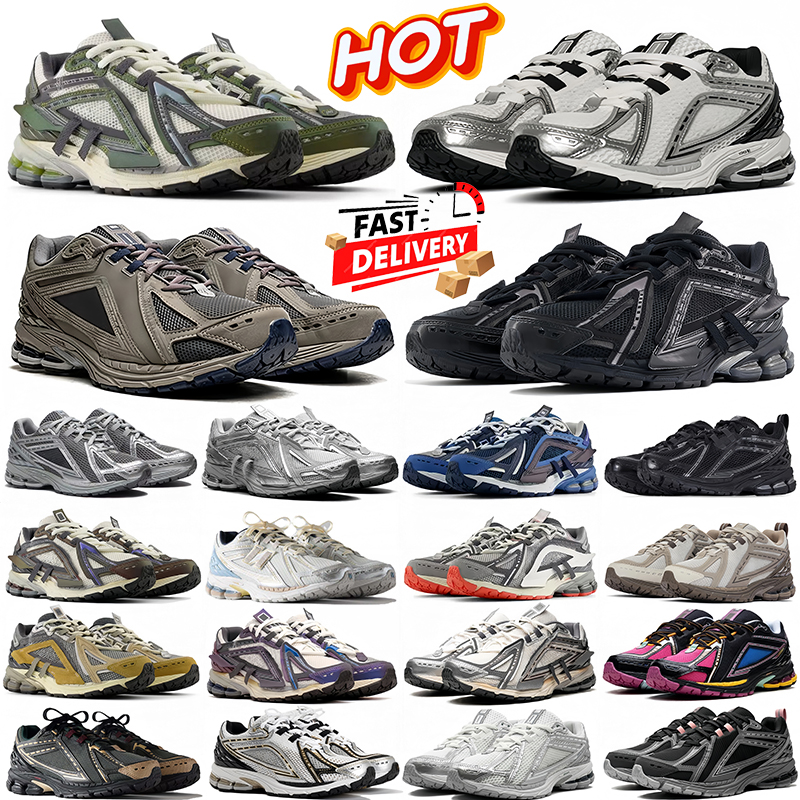 Fast delivery designer shoes men women 1906 running shoe black blue white silver green yellow high quality reflective surface casual sneaker 36-45