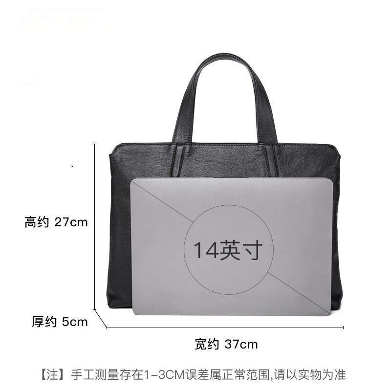 Luxury Shoulder Bags Totes Hobo Bag Men S First Layer Cowhide Business Briefcase Inch Laptop Bag Handbag SENYY