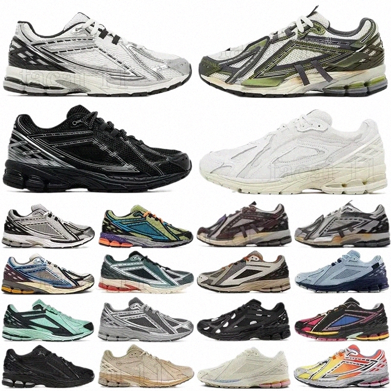 luxury 1906R Designer Shoes 1906D Protection Pack Mens Sneakers Sier Black White Metallic Gold Leather Top Quality Womens Trainers EUR 36-45 x6hH#