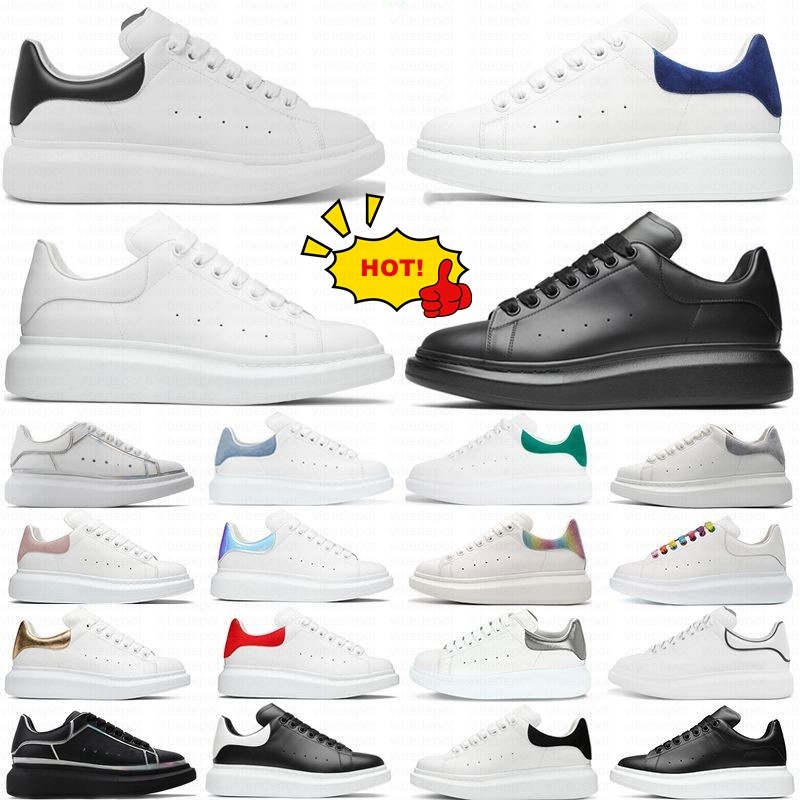 men Women Casual shoes Sneakers Black White Veet Suede Platform Trainer Size 36-45 D90S#