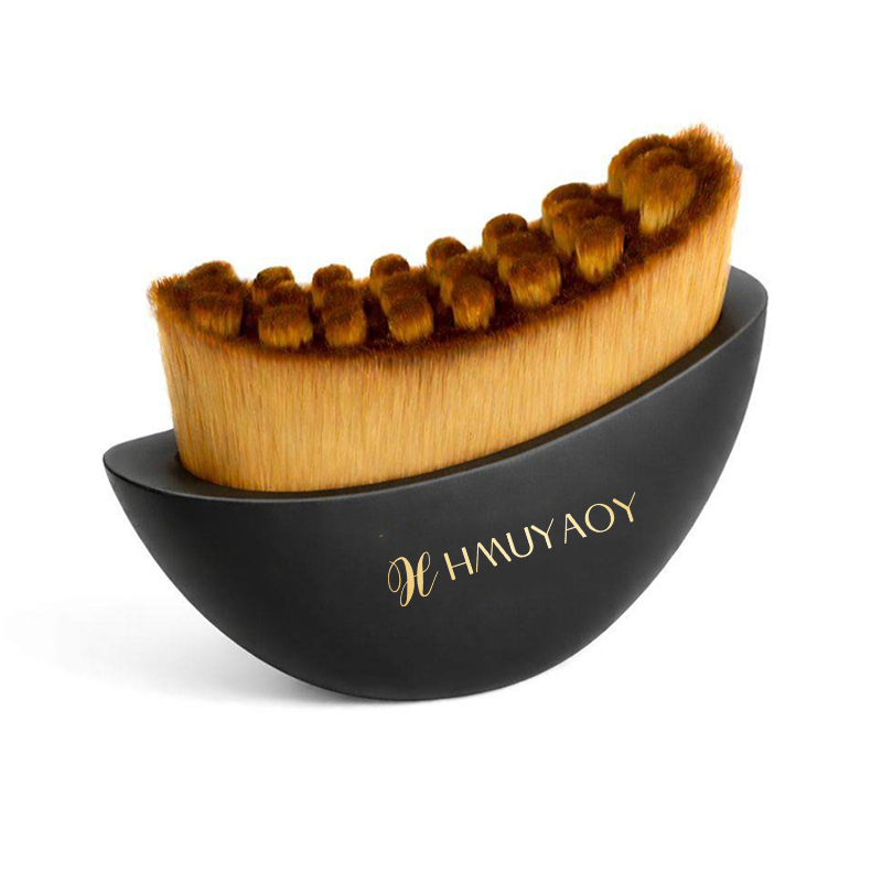 Lymphatic Contour Facial Brush Flat Crescent Shape Soft Silicone Massage Brush for Eye Neck Face Care Gentle Lymphatic Drainage Tool for Daily Skincar