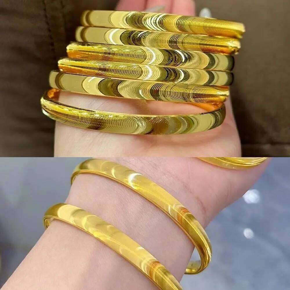 Personalized Bangle New Fashionable Bracelet Cats Simple 10 Eye Gold Copper Jewelry Accessories XJ260127