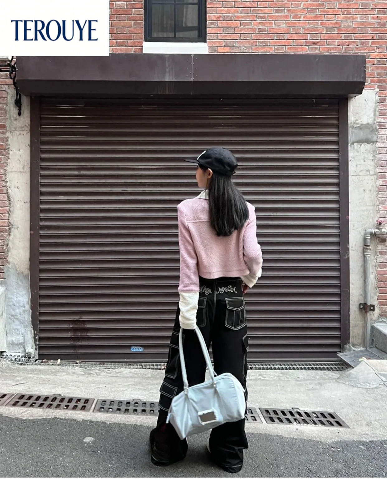 TEROUYE Autumn/Winter New bag Korean Large Capacity Cowboy Bag Fashion Trend Lazy Style Handbag Women's Single Shoulder Bag