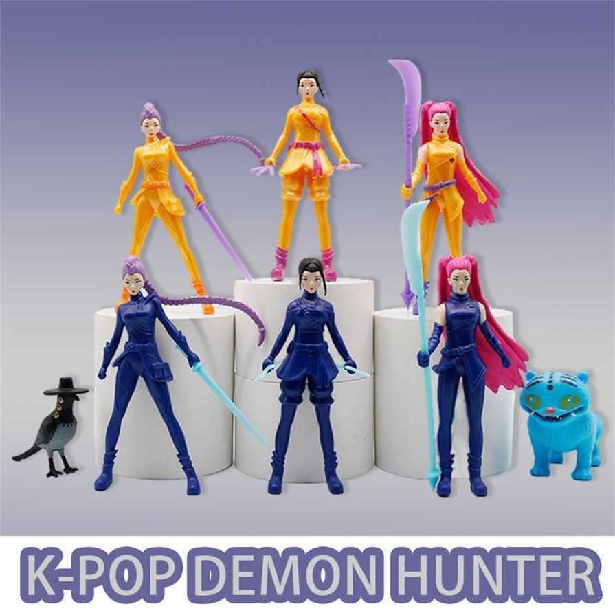 Kpop Demon Hunter Family Action Figure Cartoon Model Doll Anime Toy suitable as a for childrens birthdays and 100% Genuine sale