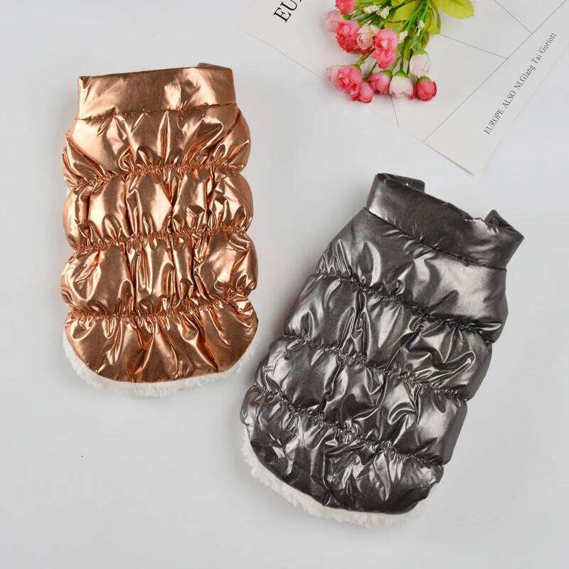 Autumn Winter Dog Clothes For Small Dogs Pet Fleece Thicken Warm Waistcoat Waterproof Vest Jacket Coat French Bulldog Costume XJ260127