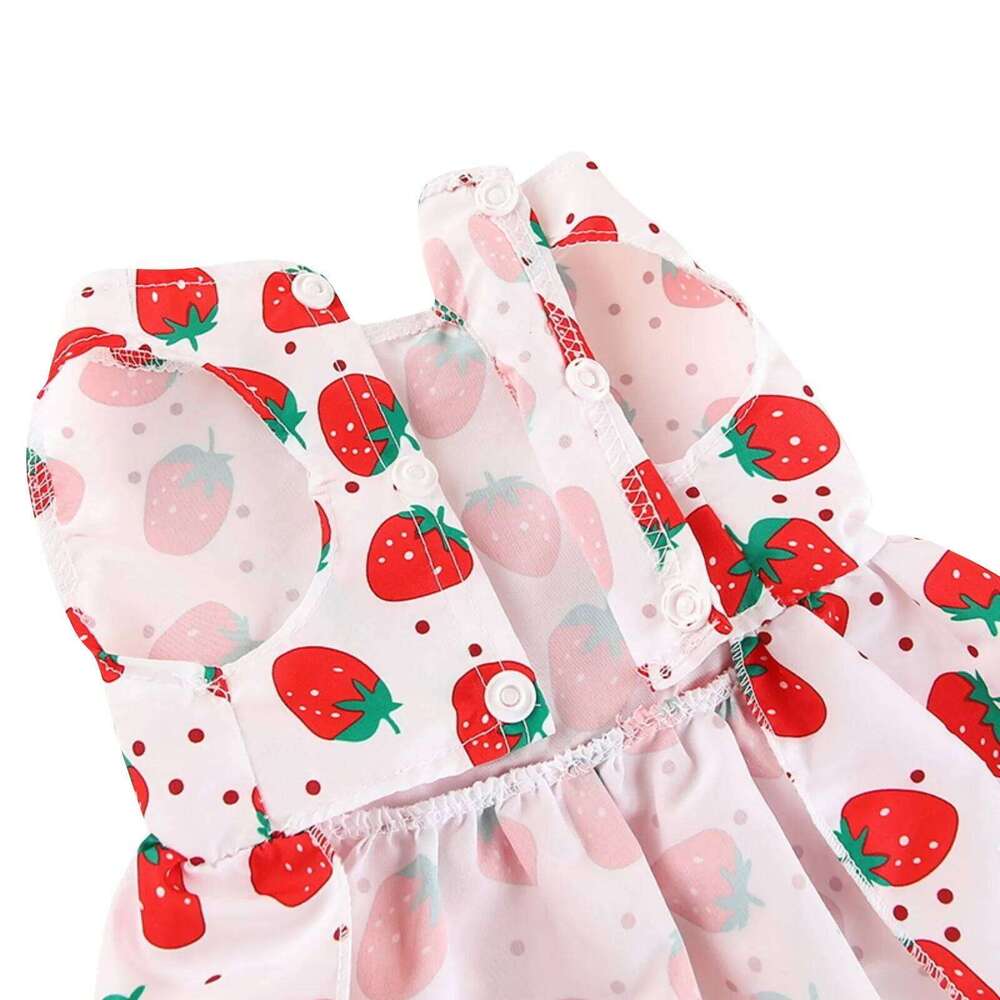 Pet Dress Soft Comfortable Sleeveless Floral Outfit Cats And Dogs Perfect for Daily Wear Special Occasions Dog Skirts XJ260127