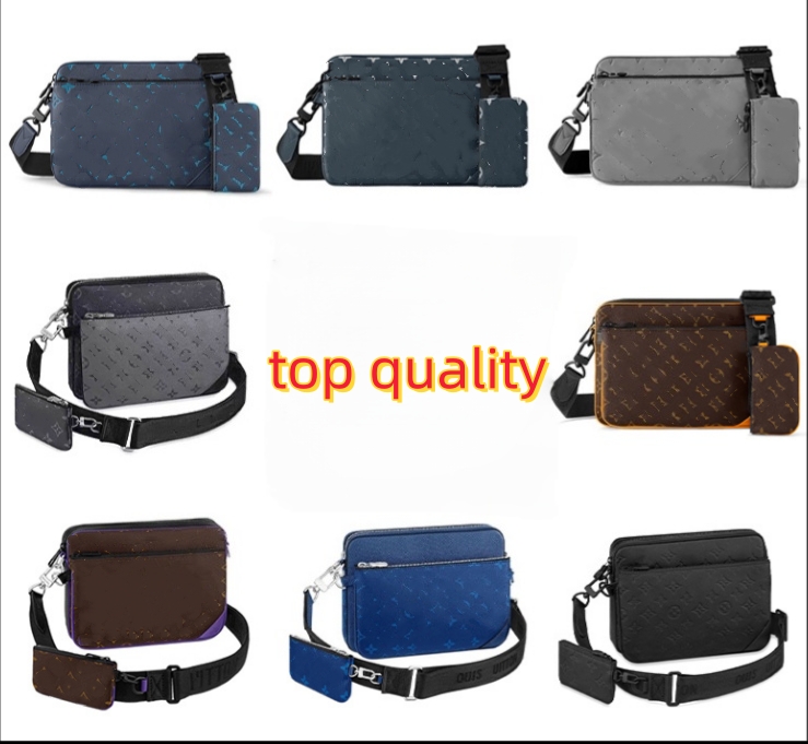 Men Designer Shoulder Bags Man Messenger Bag Crossbody bag Purse Travel Outdoor Packs Male Luxurys bags Casual Cross Body book bag Men Fashion black