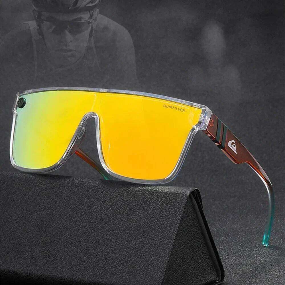 Fashion Sunglasses Men Women Outdoor Large Frame Oversized Sports Goggle Wholesale Beach Sun Glasses Colorful Uv400 Z260127