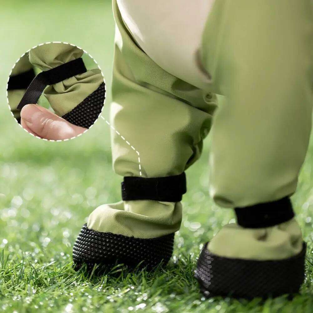 Reflective Stripe Pet Strolling Going Out Pants Back Adjustable Full Leg Protection Dog Boot Leggings Anti-Slip Waterproof XJ260127