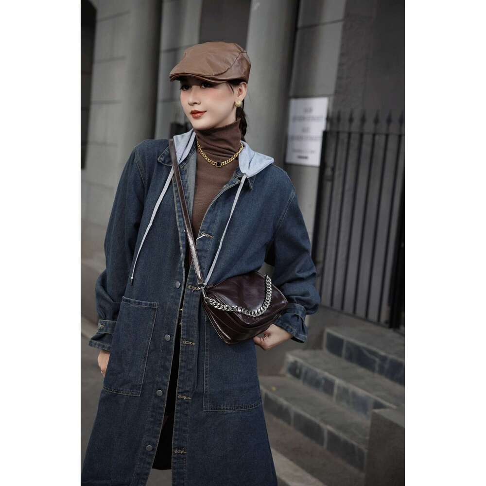 Luxury Shoulder Bags New Versatile Chain Crossbody Bag Fashion Handbag Small Tote Genuine Leather SENYY