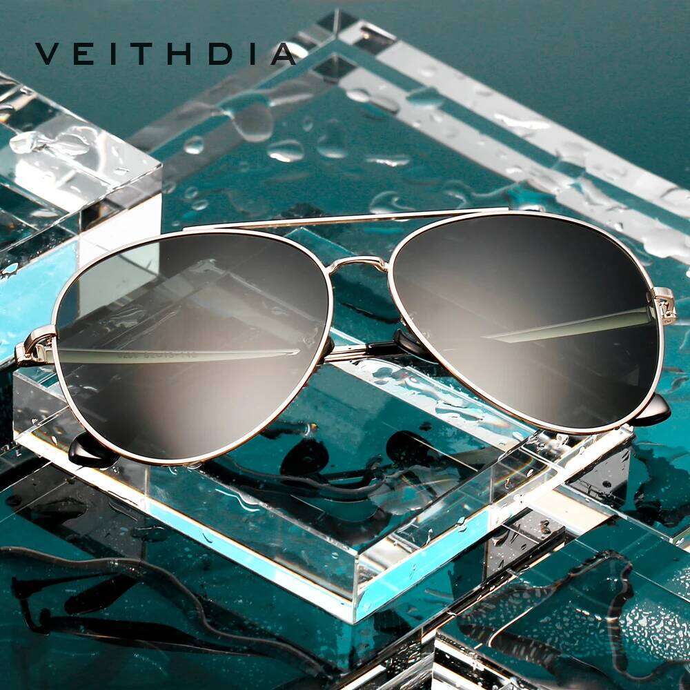 VEITHDIA Brand Sunglasses Classic Fashion Men Women Polarized Mirror UV400 Lens Outdoor Eyewear Accessories For Male/Female 8259 Z260127