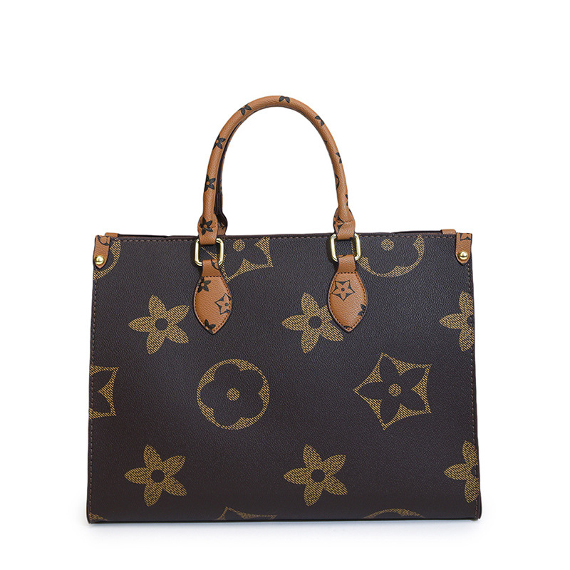 hot Free Shipping Fashion Bags Totes Light luxury Old flower commuting handbag single shoulder crossbody large capacity