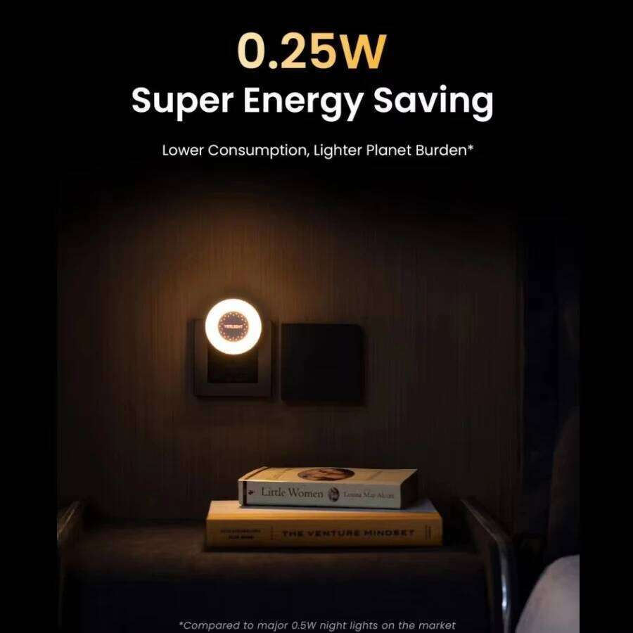Yeelight Plug-in NightLight Mini Sensor Night Light Warm White 2700K Ultra Energy Efficient 0.25W 110-240V EU Plug Z260127