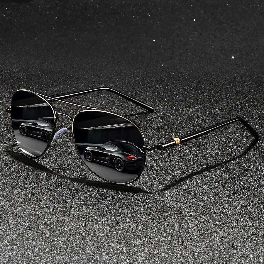Fashion Vintage Metal Frame Sunglasses Men Women Fishing Driving Man Luxury Brand Sun Glasses Anti-Glare Eyewear UV400 Z260127