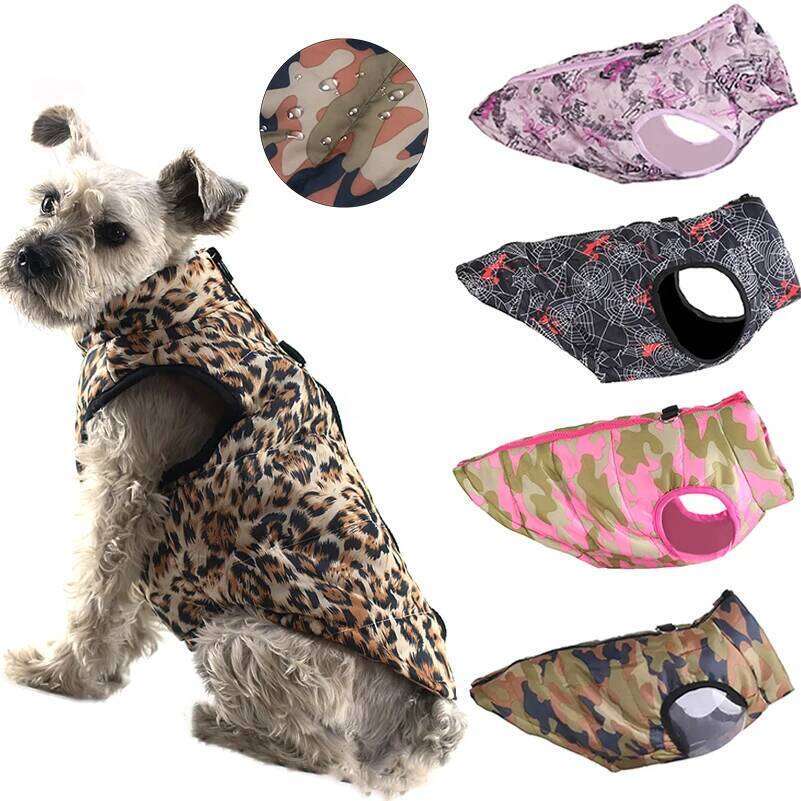 Winter Pet Warm Windproof for Small Medium Dogs Waterproof Coat Puppy Cat Jacket Clothes Chihuahua Vest Bulldog Costumes XJ260127