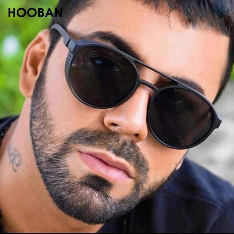 Classic Steampunk Sunglasses Men Fashion Round Glasses For Male Vintage Brand Eyeglasses Shades Outdoor UV400 Z260127