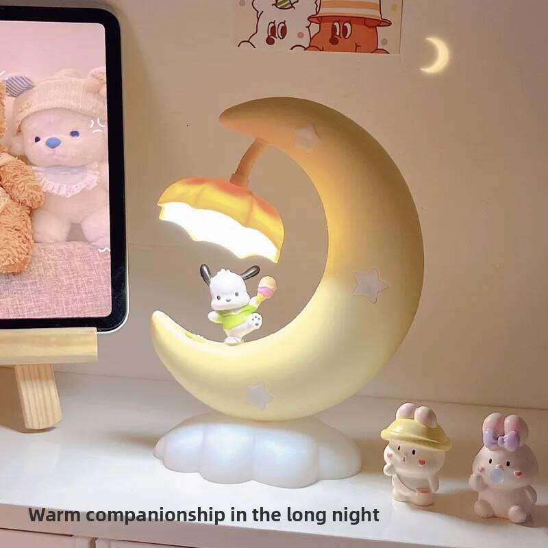 Cute Night Light Table for Bedroom Sleep Bedside Lamp Girls Birthday Gift Desktop Decor Kids Room Ambient Lighting Z260127