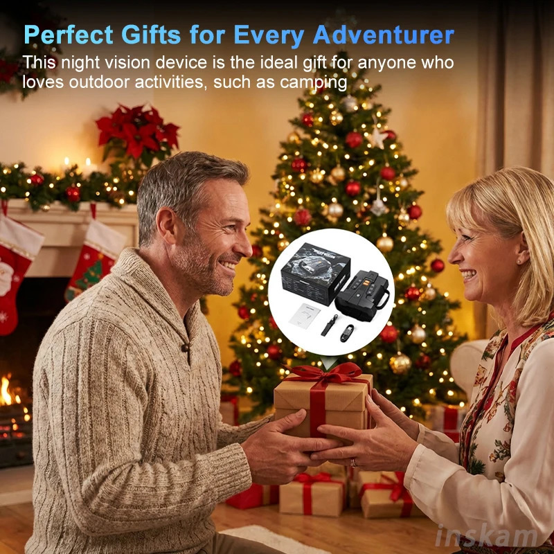 4K Night Vision Binoculars 45inch Big Screen Goggles 5000mAh 800m Full Dark Infrared Telescope Goggle 260120