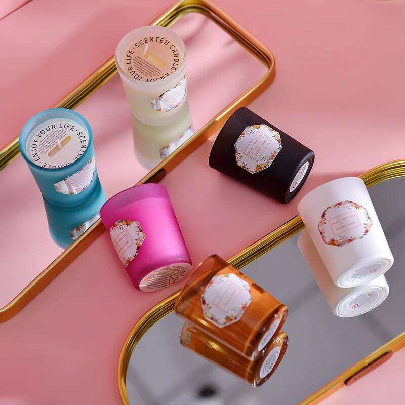 Mist with Soy Wax Smokey Glass Aromatherapy Low Temperature No Smoke Birthday Gift Souvenir Candle Y260127