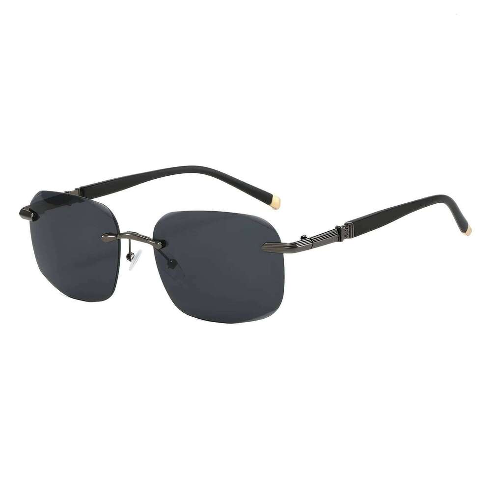 High Definition UV400 Punk Sunglasses Fashion Gradient Frameless Eyewear Rectangle Sun Glasses for Women & Men Z260127