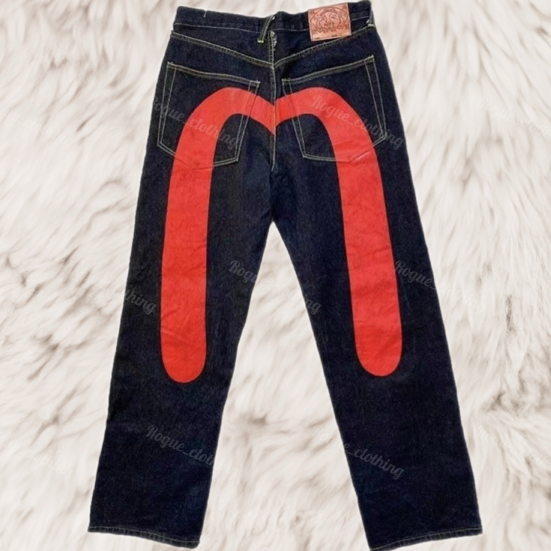 Evisuly Jeans High Quality Evisuly Jeans Woman Designer 5A Top Luxury Straight Tube Wide Leg Brand Pants Hip Hop Street Jean Patch Hole Beggar M Shaped Eviso Jeans 194