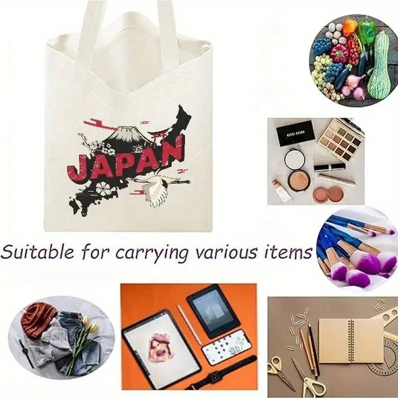 Cute Panda Ladies Handbag Fashion Canvas Shoulder Eco-Friendly Large Capacity Women Travel Shopping Bag Wallet