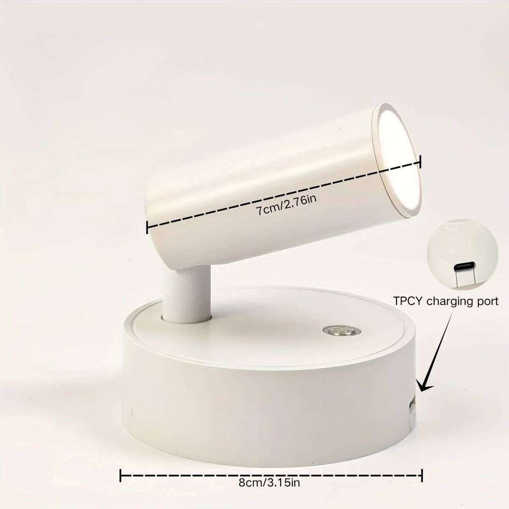 Ammtoo Bedside Led Touch Indoor Wireless Spotlights USB Charging Lamp Magnetic LED Cordless Wall Sconces Light Z260127