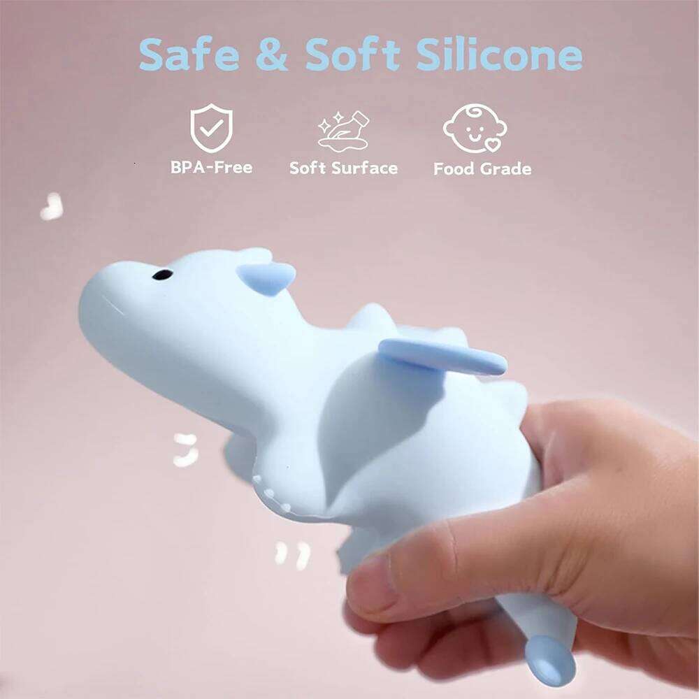 Cute Baby Dragon Night For Kids Room Silicone Color Changing 3 Level Dimmable Nursery Sleeping Light Kawaii Bedside Lamp Z260127