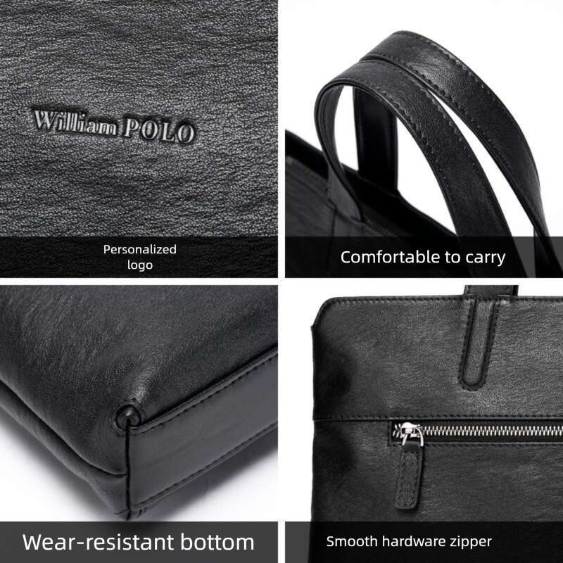 Luxury Shoulder Bags Totes Hobo Bag Men S First Layer Cowhide Business Briefcase Inch Laptop Bag Handbag SENYY