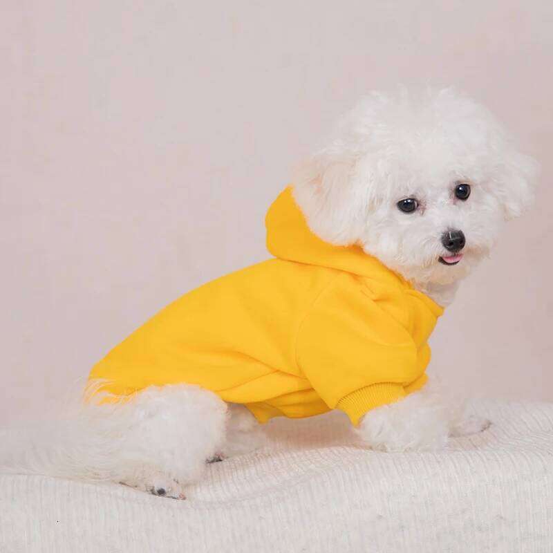 2021 Winter Dog Hoodies Fleece Warm Sweatshirt Small Medium Large Jacket Clothing Pet Costume Dogs Clothes XJ260127