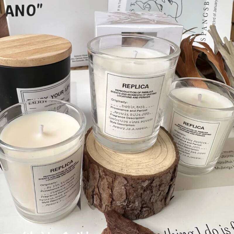 Lazy Weekend Scented Fireplace Fire Bubble Bath Aromatherapy Candle Jazz Lounge after Rain Sunny Home Fragrance Decor Y260127