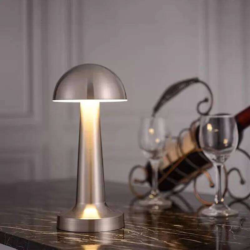 Round Headed Retro Lamp Metal Touch for Bar Coffee Table Restaurant Decor Light Desk LED Rechargeable Night Lights Z260127