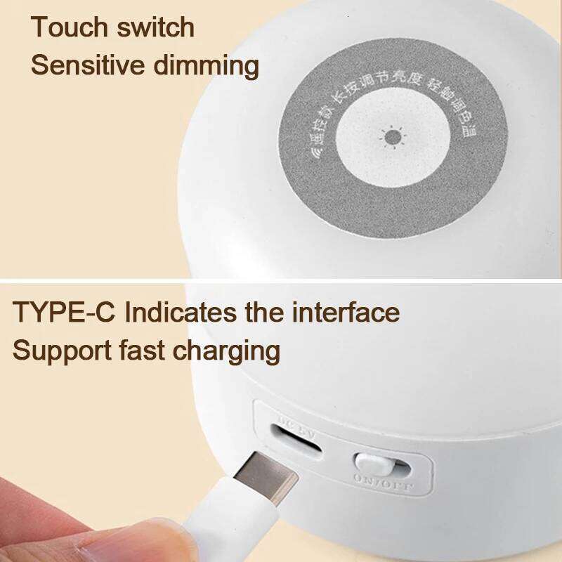 Lights Dimmable Charging Desktop Night Lamps Bedroom Bedside Lighting Decoration Touch Led Reading Table Lamp Z260127