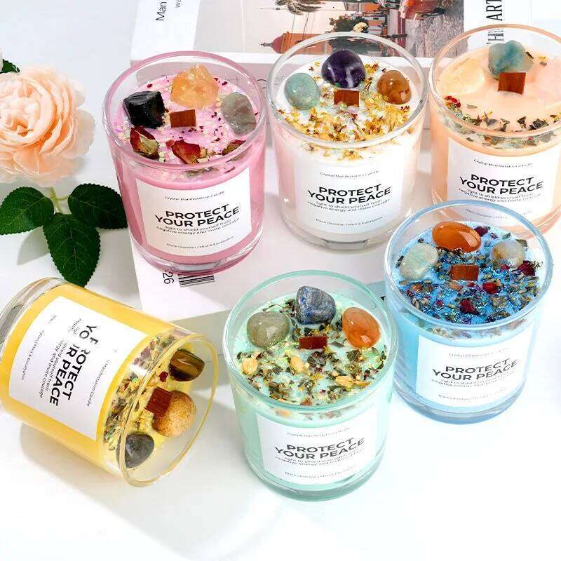 Candles Home Decoration Soy Wax Handmade Aromatherapy Birthday Scented Candle Decor m Y260127