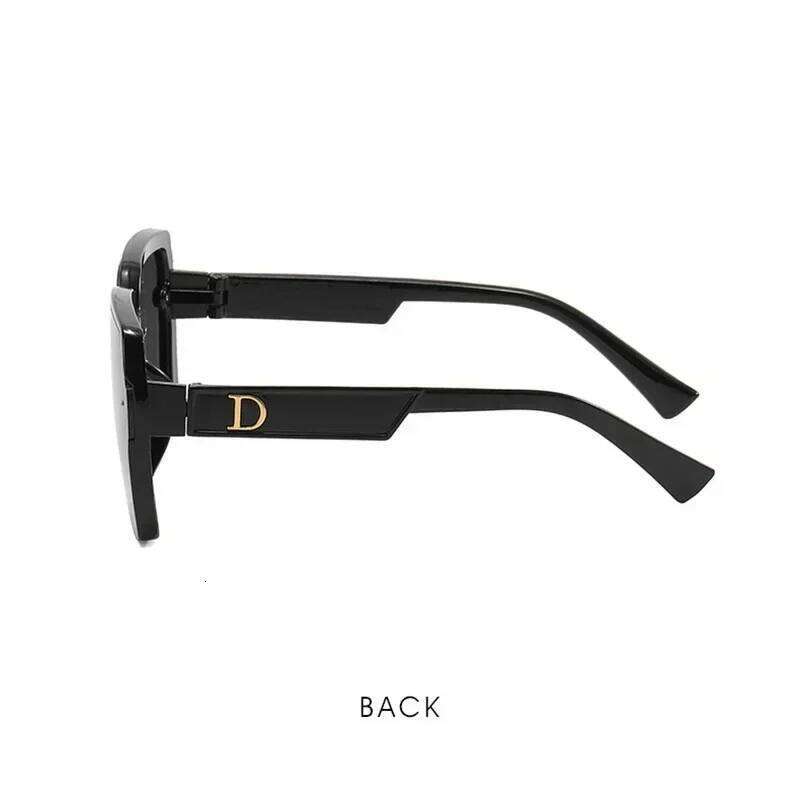Polygonal Letter D Sunglasses For Men Women Brand Design Luxury Driving Travel Sun Glasses Fashion Vintage Male Female Eyewear Z260127