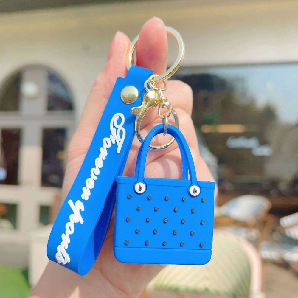 New Beach Handbag Keychain Cute EVA Outdoor Hole Bag Pendant for Women Cross-Border Hot Sale Small Gift S260126