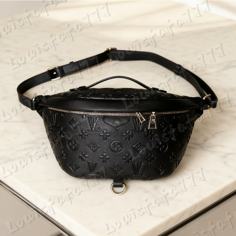 5A Top Quality Newest style Bumbag Cross Body Designer Shoulder Bag Brown flower Leather Luxury Waist Bags Temperament Fanny Pack Bum Waist pocket