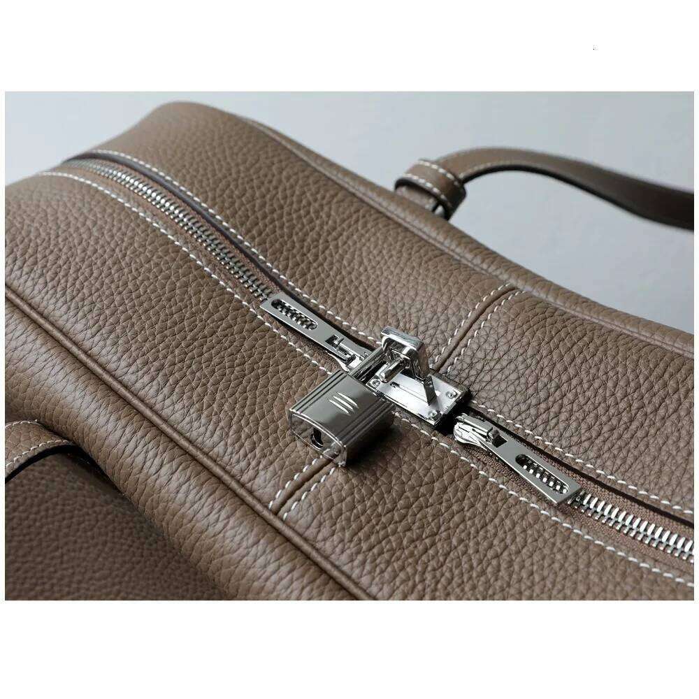 Luxury Bags Premium First Layer Cowhide Boston Genuine Leather Women's Simple Large Capacity Bowling Armpit Portable Messenger Bag Hot Selling BA