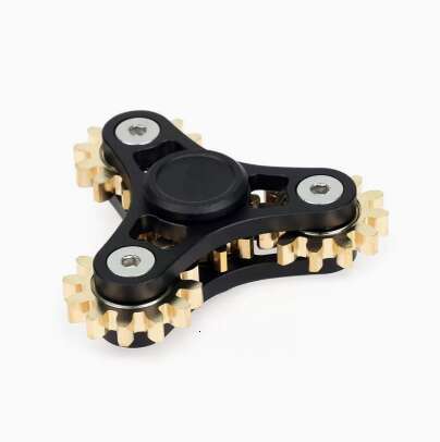 Finger gyroscope with gear linkage featuring nine teeth and made of pure copper metal alloy H260127 - view 5
