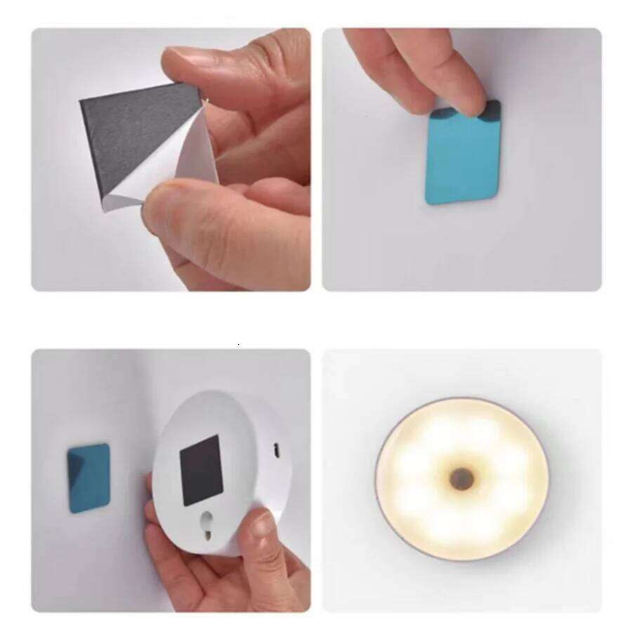 Motion Sensor Light Led USB NightLights Rechargeable Lamp for Bedroom Staircase Hallway Wardrobe Cupboard Lighting Z260127