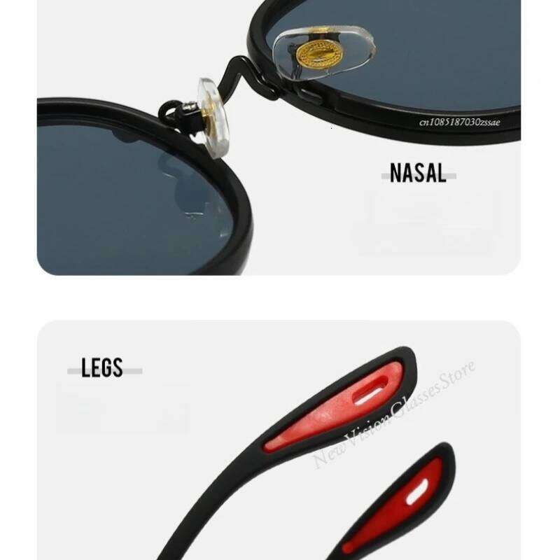 Vintage Outdoor Sunglasses Men Round Fashion Plastic Titanium High Quality Sun Man UV Protection Glasses Woman Z260127