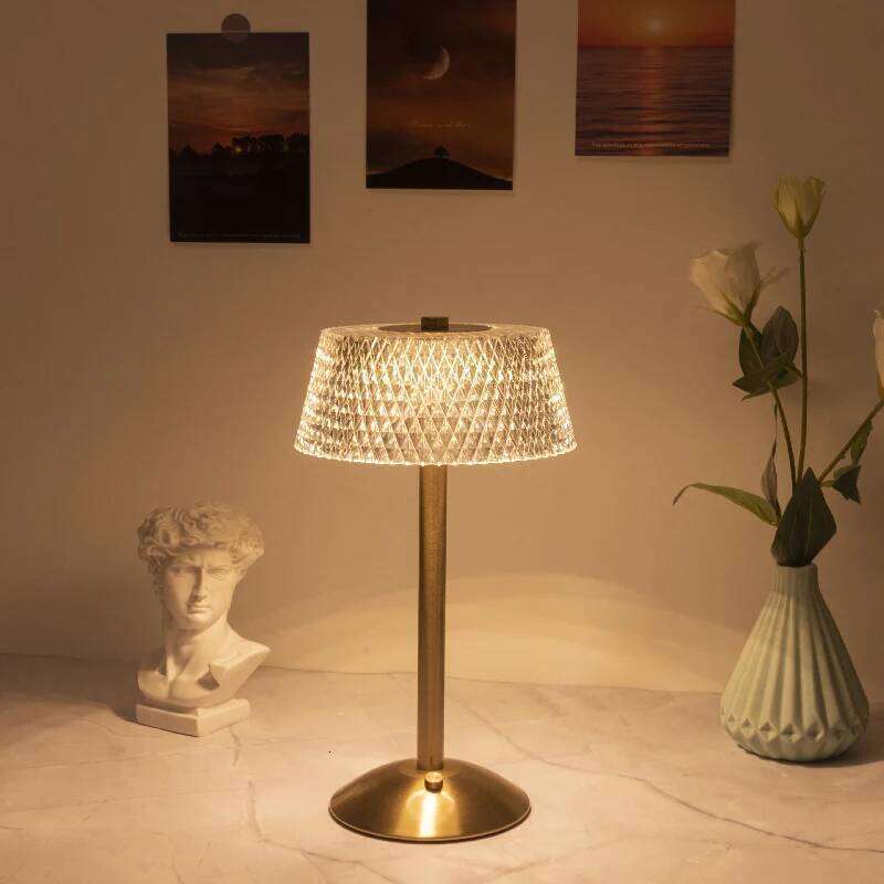 LED European USB Charging Touch Dimming Table Coffee/Bar/Hotel/Bedroom Decorative Atmosphere Lamp Z260127