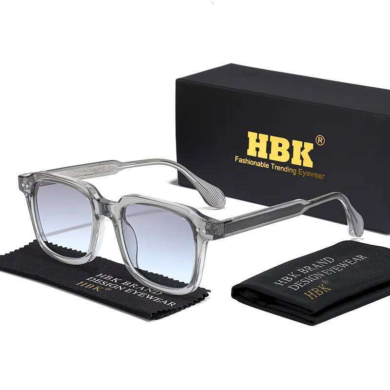 HBK New Fashion Retro Sunglasses man Large Square Frame Sun Glasses Women outdoor travel party Shopping Eyewear Z260127