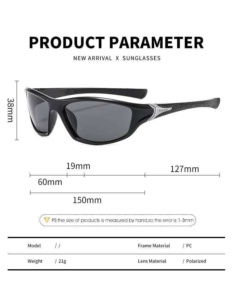 Fashion Sports Polarized Sunglasses Men Women Fishing Hiking Running Cycling Mountaineering Sport Man Sun Glasses UV400 Eyewear Z260127