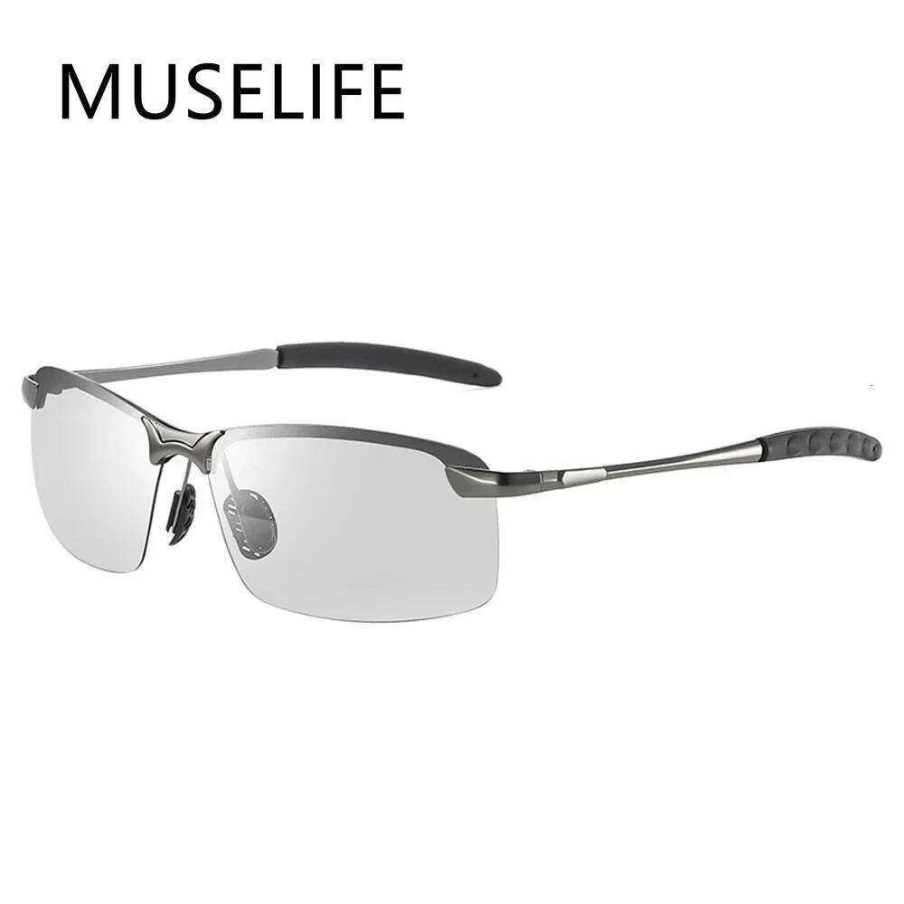 Sunglasses Men Polarized Driving Male Sun Glasses Day Night Vision Driver's Eyewear Z260127