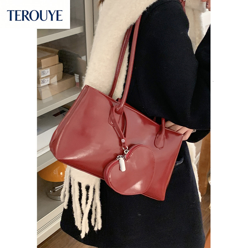 TEROUYE bag autumn/winter new niche design trend retro style fashionable versatile armpit bag women's shoulder bag