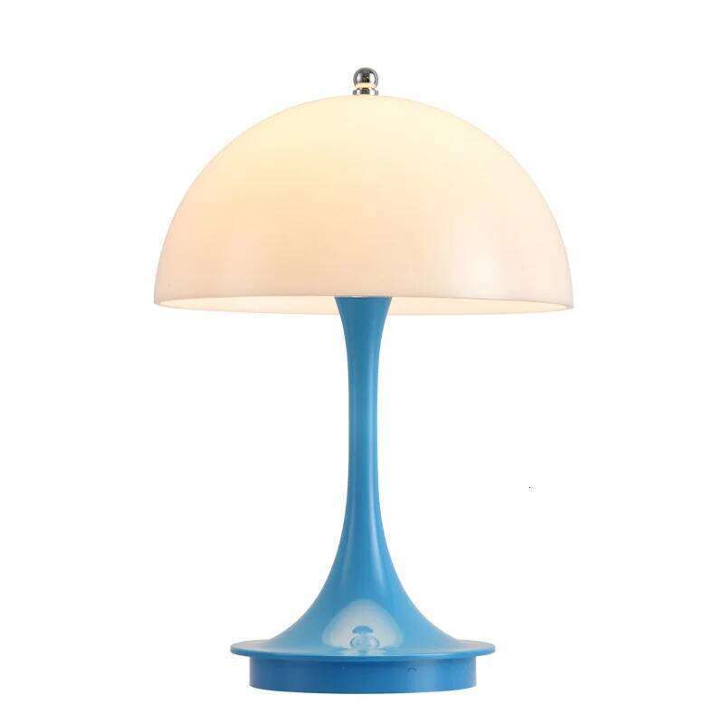 Modern popular simple mushroom ins cream style bedroom bedside atmosphere small waist creative lamp Z260127